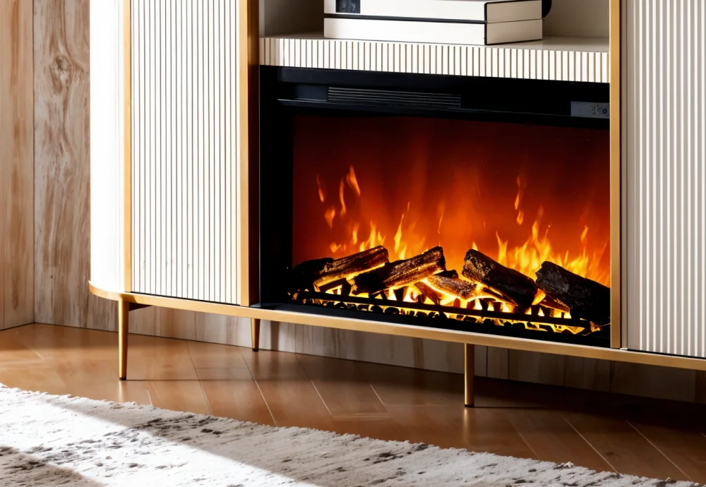 white electric fireplace heater