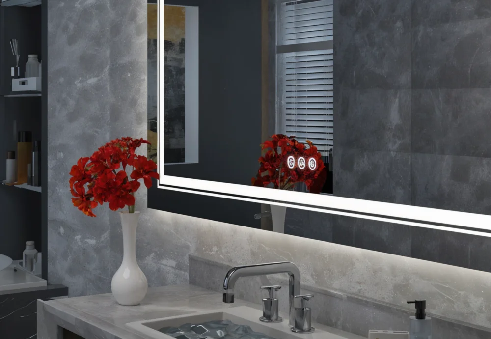 vanity lighted mirror